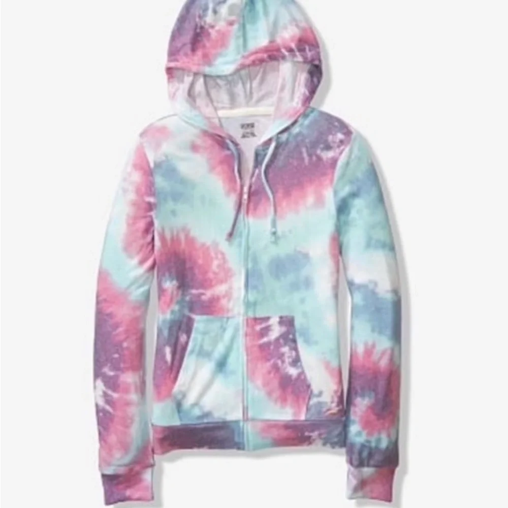 NWT Tie-Dye Hoodie and Jogger Set VS PINK - Picture 3 of 9